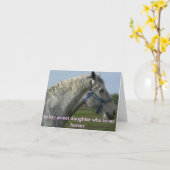 paardekaart kaart (Gele Bloem)