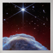 Paardekopnevel (NIRCam Afbeelding) Poster (Voorkant)