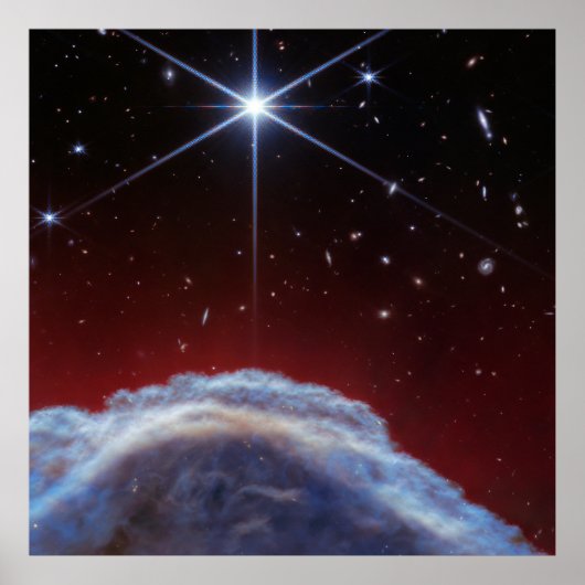 Paardekopnevel (NIRCam Afbeelding) Poster (Voorkant)