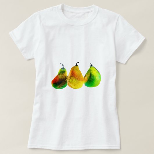 Paardekunst waterverf T-shirt (Design voorkant)
