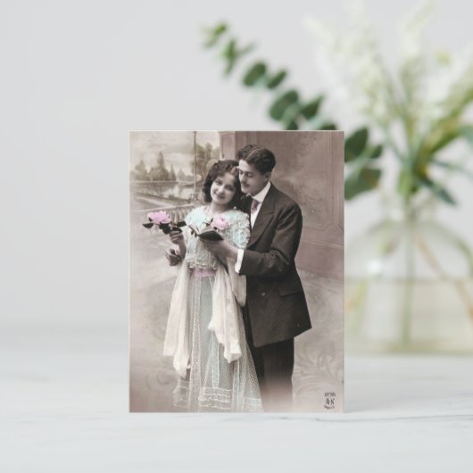  paardeliefde briefkaart (Staand voorkant)