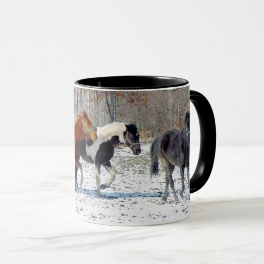 Paarden 03 mok (Voorkant rechts)