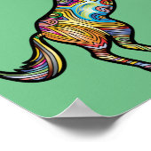 Paarden 0f-kleuren die Magneta's binnenhalen Poster (Hoek)