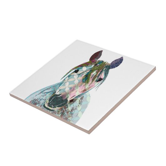 Paarden 12 tegeltje (Zijkant)