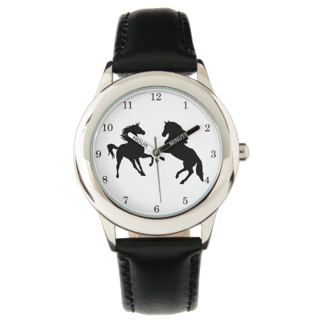 Paarden 1 horloge (Voorkant)