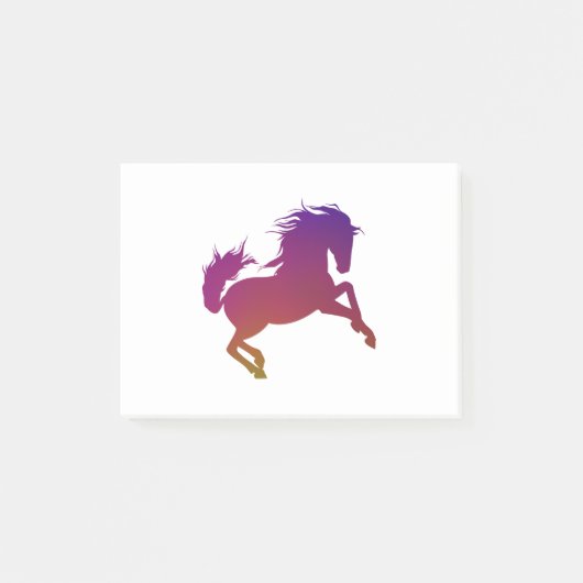 Paarden - 1 - kleurrijk post-it® notes (Voorkant)