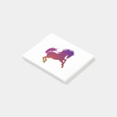 Paarden - 1 - kleurrijk post-it® notes (Schuin)