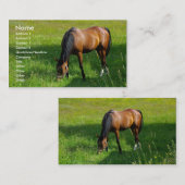 Paarden #1 visitekaartje (Voorkant / Achterkant)