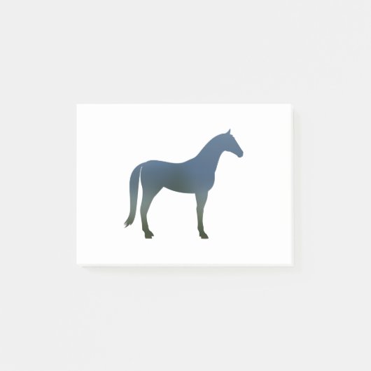 Paarden - 2 - Groen blauw Post-it® Notes (Voorkant)