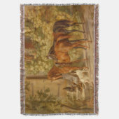  paarden aan de Porch Albrecht Adam Deken (Voorkant Verticaal)