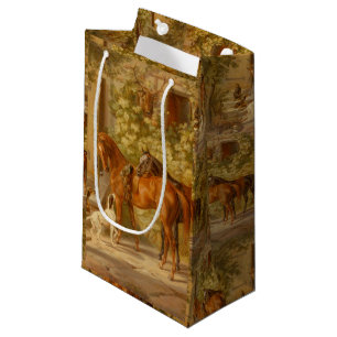 paarden aan de Porch Albrecht Adam Klein Cadeauzakje