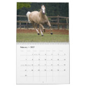 Paarden Aangepaste agenda Kalender (Feb 2027)