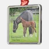 Paarden aangepaste versieringen metalen ornament (Links)