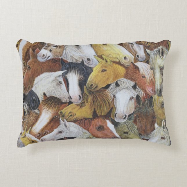 Paarden Accent Kussen (Voorkant)