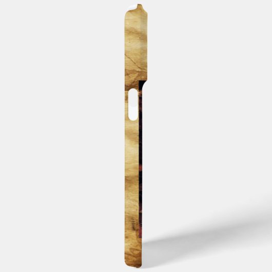 Paarden achterkwarten, Oranje geagatuurd monogram Case-Mate iPhone Case (Achterkant / Rechts)