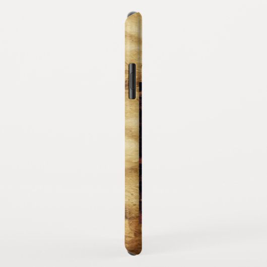 Paarden achterkwarten, Oranje geagatuurd monogram Case-Mate iPhone Case (Achterkant/rechts)