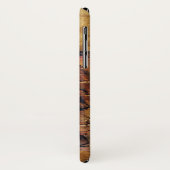 Paarden achterkwarten, Oranje geagatuurd monogram Case-Mate iPhone Case (Achterkant/links)