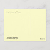 Paarden achtervoeten briefkaart (Achterkant)