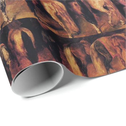 Paarden achtervoeten cadeaupapier (Rol Hoek)