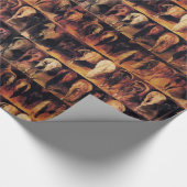 Paarden achtervoeten cadeaupapier (Hoek)