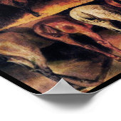 Paarden achtervoeten poster (Hoek)