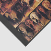 Paarden achtervoeten tissuepapier (Detail)