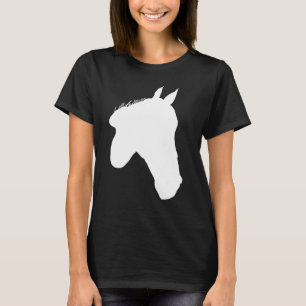 Paarden afdrukken Paarden Motif Riding Silhouette  T-shirt