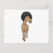 Paarden Afro Briefkaart (Voorkant)