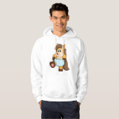 Paarden als Baby met luier Hoodie (Voorkant volledig)