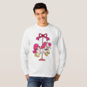Paarden als Carrousel paard.PNG T-shirt (Voorkant volledig)