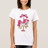 Paarden als Carrousel paard.PNG T-shirt (Voorkant)