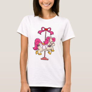 Paarden als Carrousel paard.PNG T-shirt