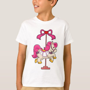 Paarden als Carrousel paard.PNG T-shirt