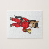 Paarden als Champion met trofee Legpuzzel (Horizontaal)