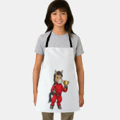 Paarden als Champion met trofee Schort (Insitu)