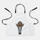 Paarden als cowboy met Pet Schort (Voorkant)