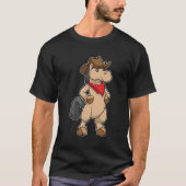 Paarden als Cowboy T-shirt (Voorkant)