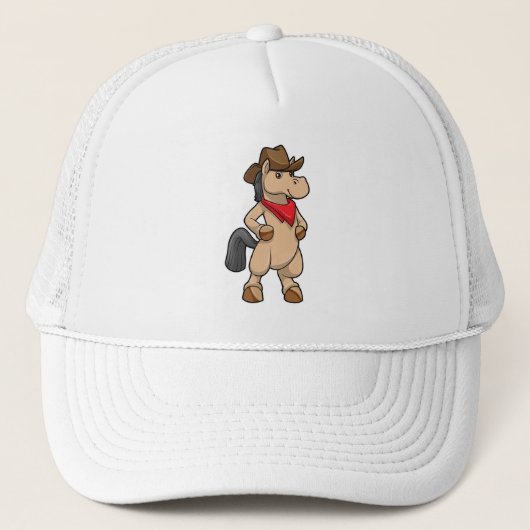 Paarden als Cowboy Trucker Pet (Voorkant)