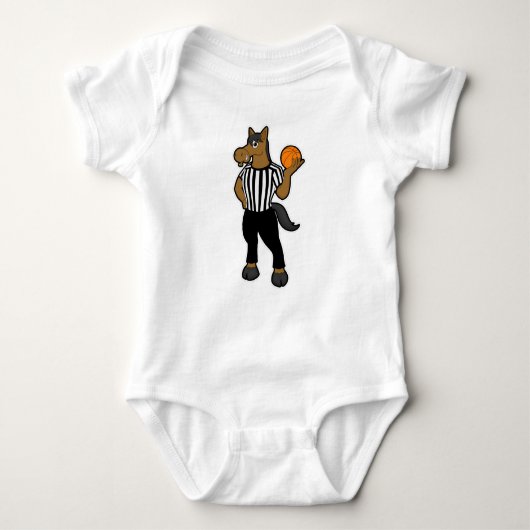 Paarden als referentie met Basketball & Whistle Romper (Voorkant)