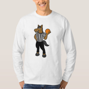 Paarden als referentie met Basketball & Whistle T-shirt