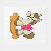 Paarden als Rocking horse.PNG Fleece Deken (Voorkant (Horizontaal))