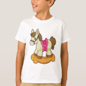 Paarden als Rocking horse.PNG T-shirt (Voorkant)