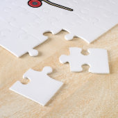 Paarden als Skater op skateboard Legpuzzel (Zijkant)