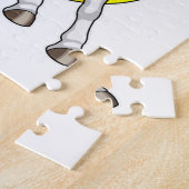 Paarden als zwemmer met Lifebouy Legpuzzel (Zijkant)