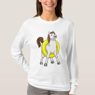 Paarden als zwemmer met Lifebouy T-shirt