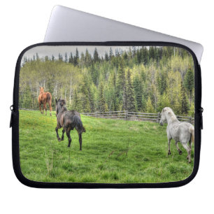 Paarden - Amerikaans Western thema Laptop Sleeve