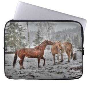 Paarden - Amerikaans Western thema Laptop Sleeve