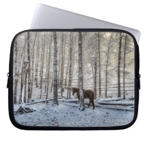 Paarden - Amerikaans Western thema Laptop Sleeve