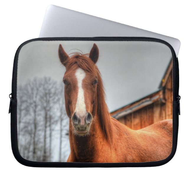 Paarden - Amerikaans Western thema Laptop Sleeve (Voorkant)