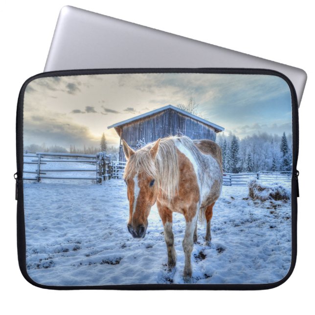 Paarden - Amerikaans Western thema Laptop Sleeve (Voorkant)